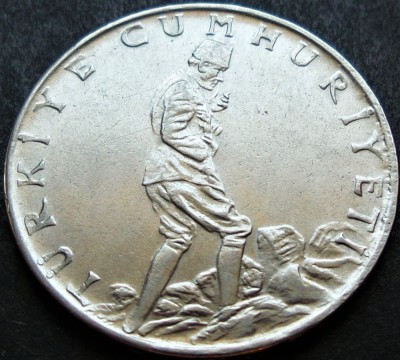 Moneda 2 1/2 LIRE - TURCIA, anul 1973 *cod 1417 A foto