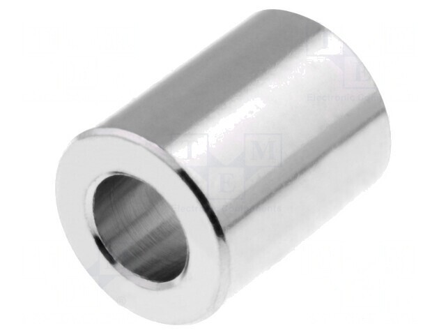 Manşon Distanţier 20mm Alamă Nichel 10mm