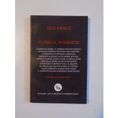 PLURALUL ROMANESC . CARTEA CU PRETUL VIETII de GEO VASILE , 2001
