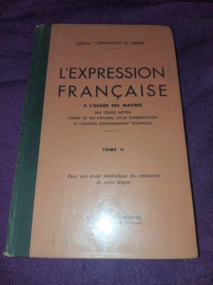 l&amp;#039;expression Francaise &amp;agrave; l&amp;#039;usage des ma&amp;icirc;tres,Collection,L&amp;#039;APPRENTISSAGE LANGAGE foto