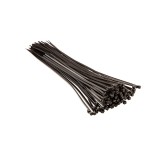 Coliere din plastic negre 3.6 x 300 mm, set 100 bucati Top Tools