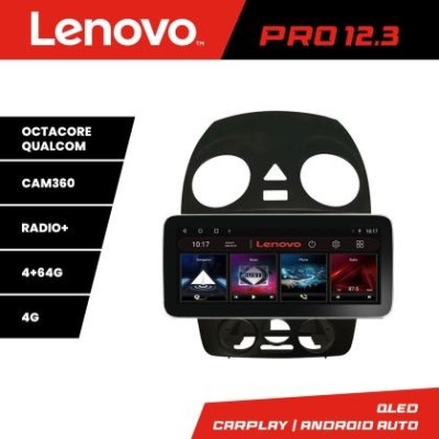 Navigatie VW Beetle 2005-2010 Lenovo PRO 4+64 12.3 inch qled android 4G DSP gps internet KIT-beetle-old CarStore Technology foto
