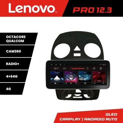 Navigatie VW Beetle 2005-2010 Lenovo PRO 4+64 12.3 inch qled android 4G DSP gps internet KIT-beetle-old CarStore Technology