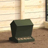 vidaXL Feeder pentru pui Verde măsliniu 40 x 40 x 45 cm 874679