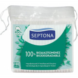 Cumpara ieftin Betisoare Urechi Septona, 100 Buc/Set, Biodegradabile, Bumbac Natural, Culoare Alba, Betisoare pentru Urechi, Betisoare Igiena Urechi, Betisoare din B