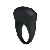 Inele vibratoare - Bertran Inel Vibrator pentru Penis din Silicon Moale si Elastic Textura Stimulatoare pentru Placere
