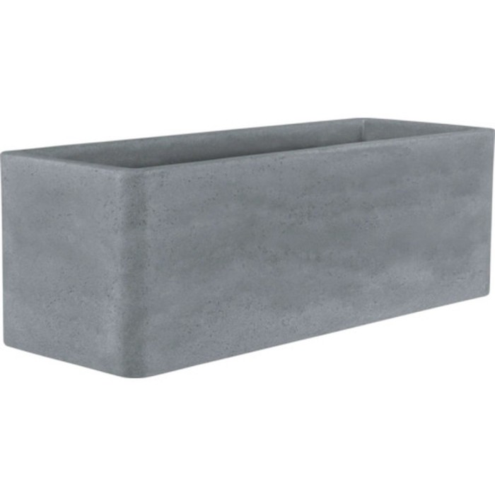 Jardinieră Geli Cube 80x29x27.5cm Gri
