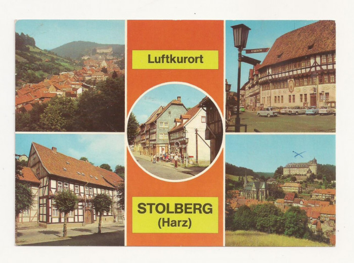 SG1 - Carte Postala - Germania - DDR-Luftkurort Stolberg (Harz), Circulata 1986