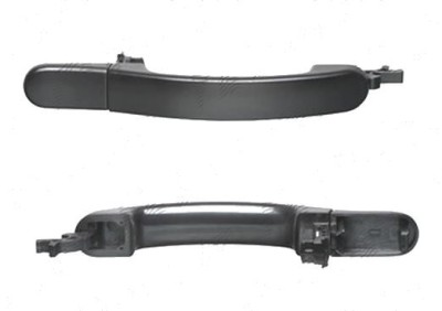Maner usa exterior Ford Fiesta (Jhs), 01.2002-09.2005, Ford Fusion (Jus), 08.2002-09.2005, negru-lucios, Fata Dreapta foto
