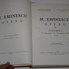 M. Eminescu - Opere Vol. XI - 1984