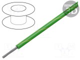 Cablu HookUp Wire 18AWG PVC verde-galben 600V 305m ALPHA WIRE