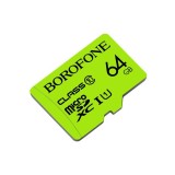 BOROFONE Card de memorie TF de mare viteza micro-SD SDXC Class 10-Capacitate 64GB