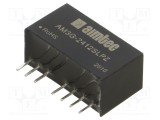 Convertor DC/DC AIMTEC 3W 18-36V intrare 12V ieșire THT SIP8