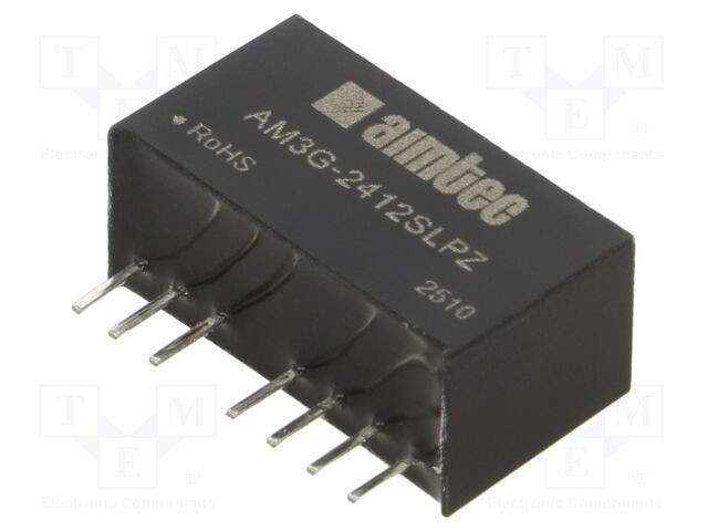 Convertor DC/DC AIMTEC 3W 18-36V intrare 12V ieșire THT SIP8