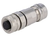 Mufă M12 12 pini mamă cablu IP67