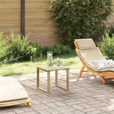 vidaXL Masă pentru Șezlong Maro 40 x 40 x 36 cm Lemn de pin impregnat 42013038 foto