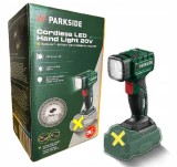 Lampa de lucru, lanterna Parkside acumulator 20v