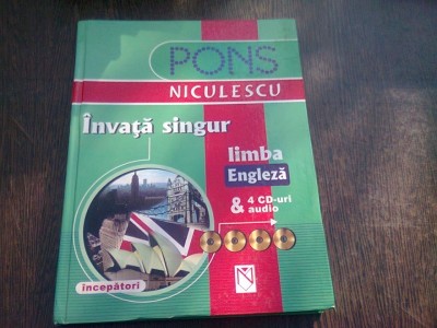 INVATA SINGUR LIMBA ENGLEZA NU CONTINE CD-URILE foto