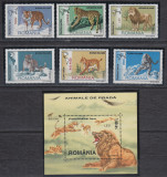 ROMANIA 2000 LP 1532 LP 1533 ANIMALE DE PRADA SERIE+COLITA MNH, Nestampilat