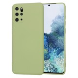 Husa premium din silicon pentru samsung galaxy s20 plus 4g / s20 plus 5g - softflex, microfibra, matcha