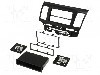 Rama adaptoare Mitsubishi, 2 DIN, neagra