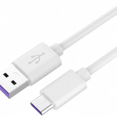 Cablu USB 2.0-C la USB-A T-T 1m 5A Alb, KU31CP1W