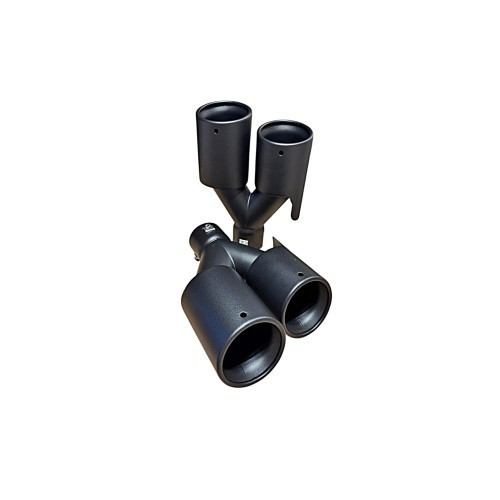 Ornament toba dubla negru mat dreapta stanga intrare 60mm