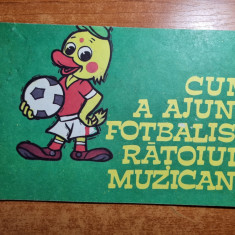 revista pentru copii - cum a ajuns fotbalist ratoiul muzicant - din anul 1989
