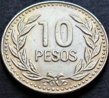 Cumpara ieftin Moneda 10 PESOS - COLUMBIA, anul 1989 * cod 4130 A, America Centrala si de Sud