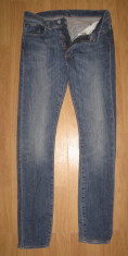 Blugi Originali Levi`s 519 W 32 L 34 Slim ( Talie 82 / Lungime 108 ) foto