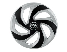 Set 4 capace roti Lama dual crom R15 pentru gama auto Toyota