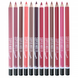 Creion buze color matte MN set 12, Oranjollie