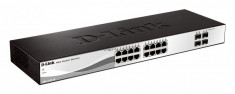 Switch d-link dgs-1210-20 16 porturi gigabit 4 porturi sfp capacity foto