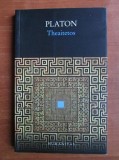 Theaitetos Platon trad. noua A. Cornea