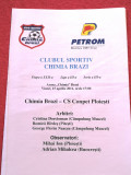Program meci fotbal CHIMIA BRAZI - CS CONPET PLOIESTI (15.04.2011)