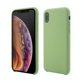 Husa de protectie Vetter pentru iPhone XS, X, Clip-On Soft Touch Silk Series, Green