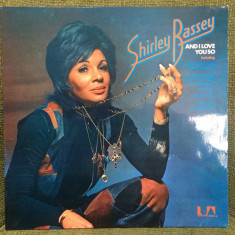 shirley bassey and i love you so 1972 disc vinyl lp muzica pop rock soul jazz
