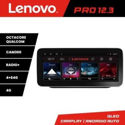 Navigatie Nissan X-trail 2021- Lenovo Qled 12.3 inch Octa Core 4+64 360 DSP ADAS carplay android auto radio internet kit-x-trail-2021+PRO-12.3-4+64+ki foto