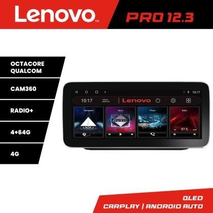 Navigatie Nissan X-trail 2021- Lenovo Qled 12.3 inch Octa Core 4+64 360 DSP ADAS carplay android auto radio internet kit-x-trail-2021+PRO-12.3-4+64+ki