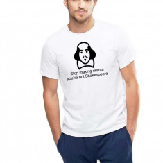 Tricou barbati alb - Shakespeare Drama - M