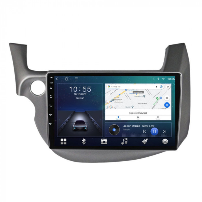 Navigatie dedicata cu Android Honda Jazz III 2007 - 2013, 2GB RAM, Radio GPS
