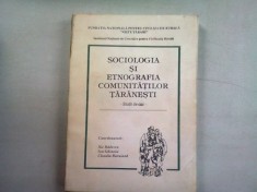 SOCIOLOGIA SI ETNOGRAFIA COMUNITATILOR TARANESTI - ILIE BADESCU (STUDII DE CAZ)