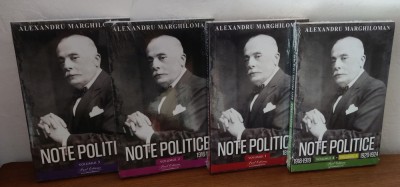 Alexandru Marghiloman - Note politice (5 volume / sigilate/ &amp;icirc;n țiplă) foto