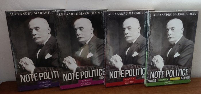 Alexandru Marghiloman - Note politice (5 volume / sigilate/ &icirc;n țiplă)