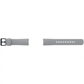 Samsung Galaxy Watch 42 mm, curea din silicon Gear Sport 20 mm gri ET-YSU81MJEGWW