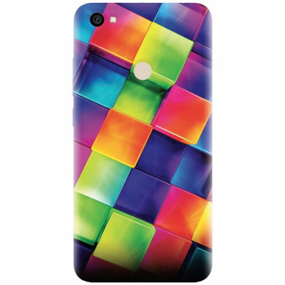 Husa silicon pentru Xiaomi Redmi Note 5A, 3D Geometric Colorful foto