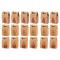 Set 18 pungi pentru dulciuri de Craciun, 9.2 x 15.5 x 6 cm, hartie, multicolor