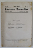 FANTANA DARURILOR , REVISTA DE CULTURA CRESTINA , ANUL XIV , NR. 3 -4 , 1945