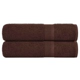 Gossi prosoape de maini, frogn, 2 buc., maro, 50x100 cm, 360 g/m2