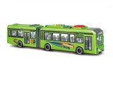 Autobuz cu sunete, lumini si functie usi deschise 42 cm verde